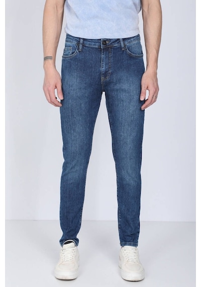 Banny Jeans Erkek Mavi Straight Fit Jean Pantolon