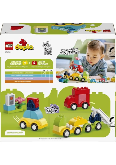 LEGO® DUPLO® İlk Yaratıcı Araçlar 10474 - 1.5 Yaş ve Üzeri Çocuklar için Figür İçeren Eğitici Oyuncak Yapım Seti (42 Parça)