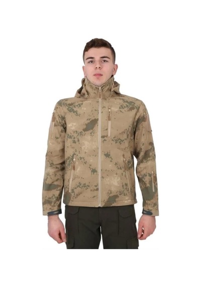 Astrid T Premium Günlük Ekipman Kamp Single Sword Su Geçirmez Outdoor Softshell Taktik Erkek Mont Çok Renkli