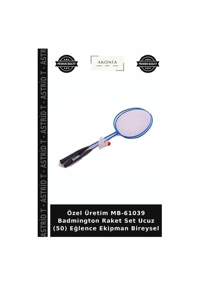 Özel Üretim Mb-61039 Badmington Raket Set Ucuz 50 Eğlence Ekipman Bireysel