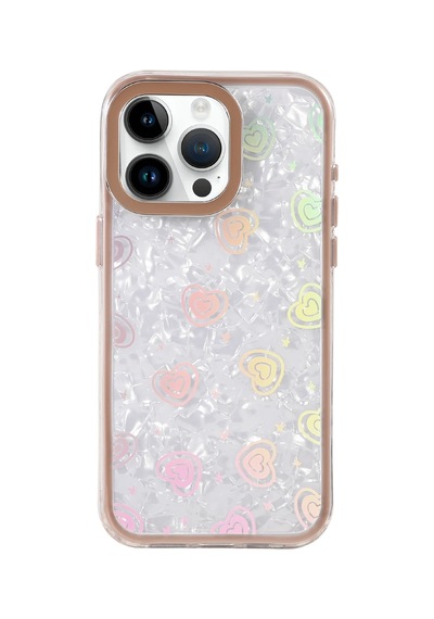 Newface - 128 -  Apple iPhone Uyumlu 14 Pro Max Lumi Desenli Kapak - - Kmrsfres - Çöl Titanyum
