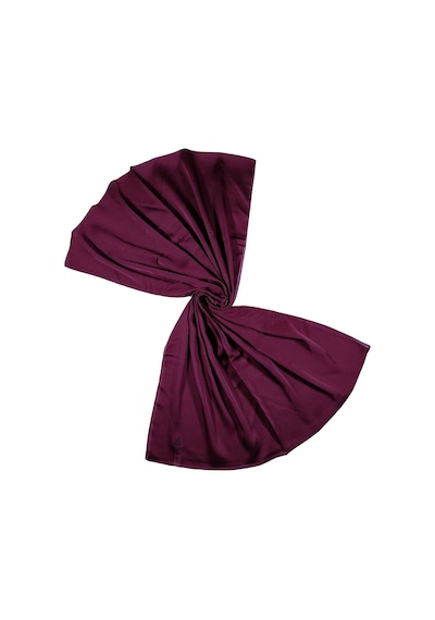 Mim Eşarp Mısırlı Eşarpları Düz Renk Vual Twill Şal Bordo