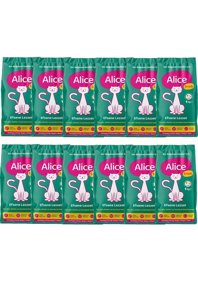 Alice Snob Mix Zor Beğenen Yetişkin Kedi Maması 12 x 1 KG