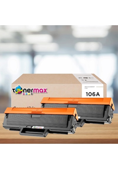 Hp Uyumlu 106a / W1106a Muadil Toner 2&apos Li  Paket - Çipli / 107a / 107w / Mfp 135w / Mfp 137fnw
