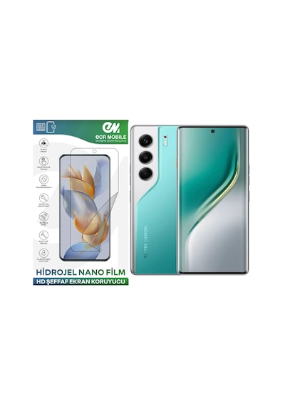 Tecno Camon 40 Pro İle Uyumlu Hidrojel Ekran Koruyucu Film Hd-şeffaf Tempered Cam Değildir