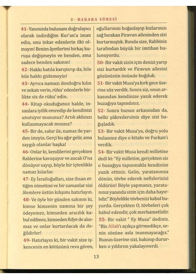 Kur'an-ı Kerim'in Metinsiz Türkçe Açıklamalı Yüce Meali (Orta ...