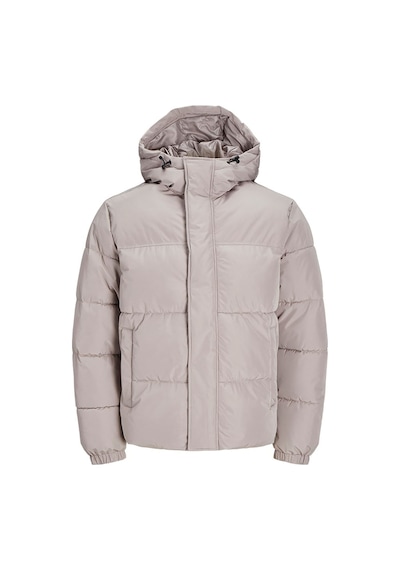 Jack & Jones 12256974 Erkek  Taş Gri Mont & Kaban