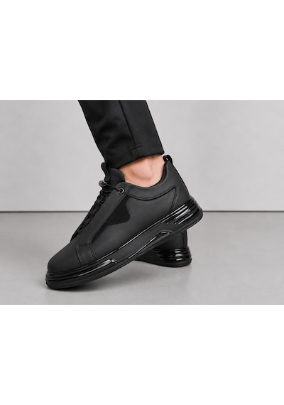 Trendyshose 7604 Anatomic Termo Taban Erkek Spor Ayakkabı Siyah