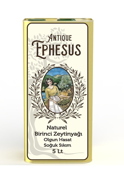 Antique Ephesus Olgun Hasat Soğuk Sıkım Naturel Zeytinyağı 5 L