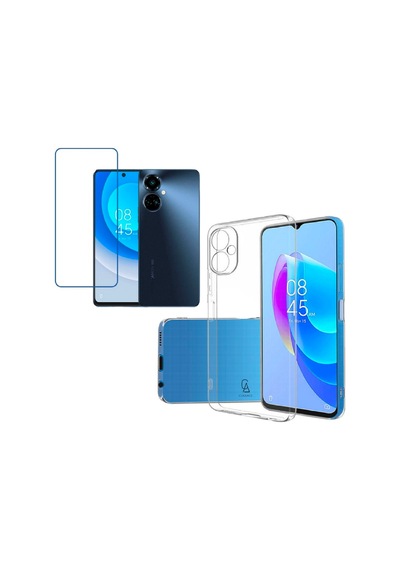 Tecno Camon 19 Neo Uyumlu Kılıf Esnek Silikon Telefon Kılıfı Ve Temperli Cam Ekran Koruyucu