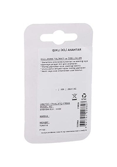 Işıklı Ikili Anahtar Diğer