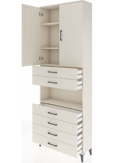 Arges Dolap 4 Raflı 6 Çekmeceli 2 Kapaklı 88x30x243 Aytaşı-ay... Aytaşı Arges Dolap 4 Raflı 6 Çekmeceli 2 Kapaklı 88x30x243 Aytaşı-ay... Aytaşı