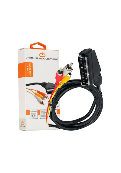 Scart 3 Rca Kablo 1.2 Metre