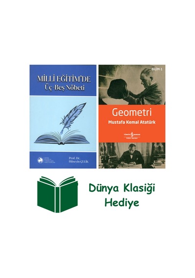 Milli Eğitim De Üç-beş Nöbeti Ciltli + Geometri + Dünya Klasiği Hediye