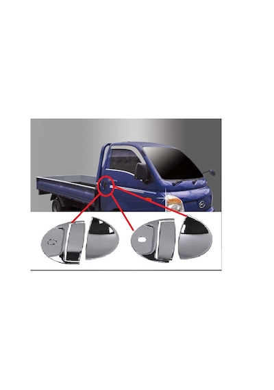 Hyundaı H100 2010 Sonrası Kapı Kolu Set Kamyonet Aksesuar