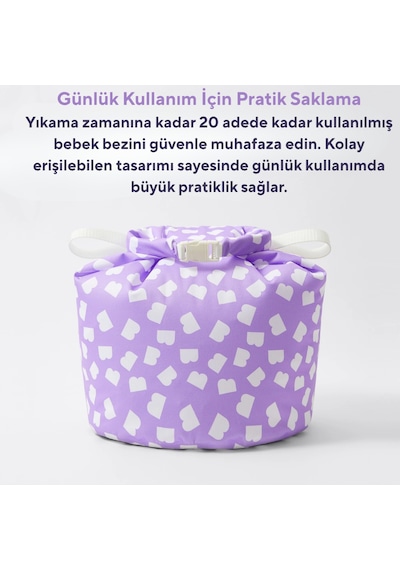 Bambino Mio Su Geçirmez Bebek Bezi Saklama Çantası Xl Wet Bag Bold Çok Renkli