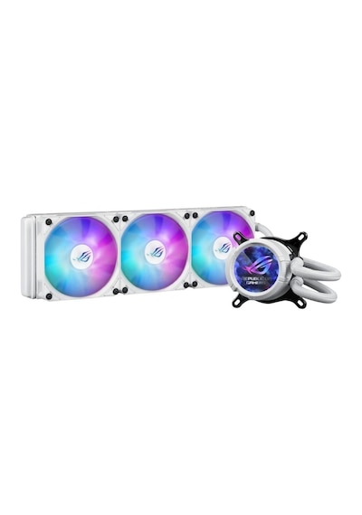 Asus Rog Strix Lc Iıı Argb Lcd White All-in-one 360mm Intel-amd Uyumlu Sıvı Soğutucu
