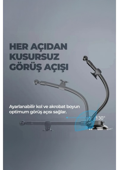 Araç İçi Magsafe İle Uyumlu Akrobat Manyetik Vantuzlu Telefon Tutucu 1 Adet