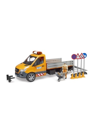 Bruder Mercedes Benz Sprinter Yol Bakım Aracı ve Elemanı 02677 Li