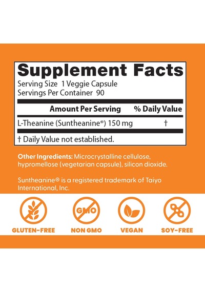 Doctor's Best L-theanine With Suntheanine 150 Mg 90 Veggie Kapsül Dmmedicineden Usa Menşeii