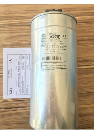Gruparge 25.0/30.25 Kvar 400v/440v Kondansatör