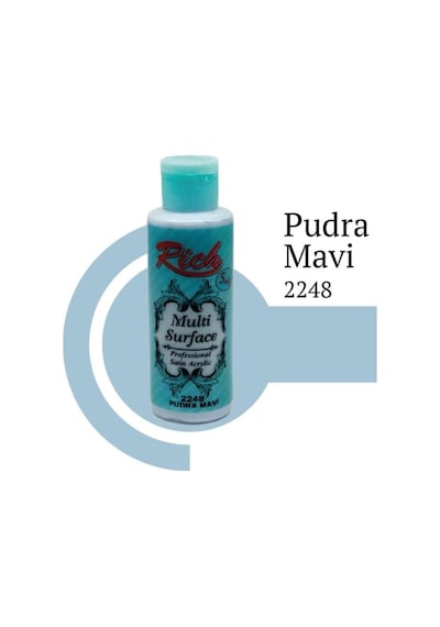 Rich Multi Surface 2248 Pudra Mavi Akrilik Boya 120 Cc Diğer