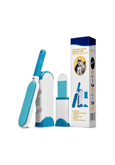 Orret Home 2 Li Kıl Ve Tüy Toplayıcı Set Kendini Temizleyen Hazneli Fırça, Kedi Köpek Tüyü Temizleyici, Evcil Hayvanlar İçin Etkili Tüy Toplama Fırçası,otomatik Temizlenen-tiftik Toplayıcı