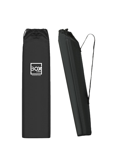 Box&Box Alüminyum Katlanabilir Kamp ve Piknik Masası 47 x 66 x 51 Cm Siyah