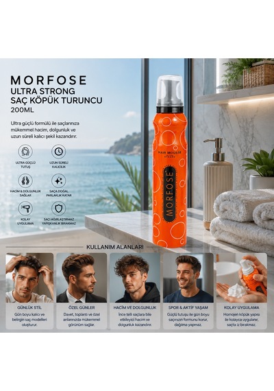 Ultra Strong Saç Köpüğü Turuncu 200ml