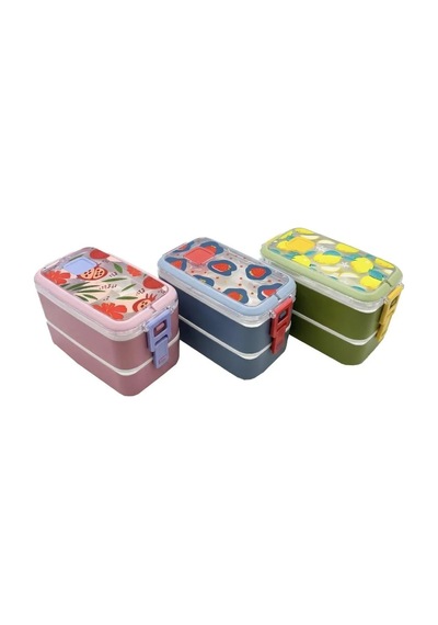 Vagon Life Beslenme Kutusu Paslanmaz Çelik Lunchbox 700 Ml Vgn-6748 Çok Renkli