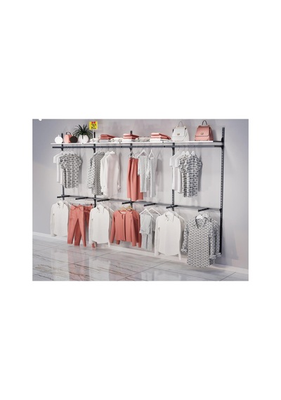 Mağaza Raf Sistemi, Askılık Sistemi, Butik Rafı, Mağaza Stand, Giyinme Odası-365 200 Çok Renkli