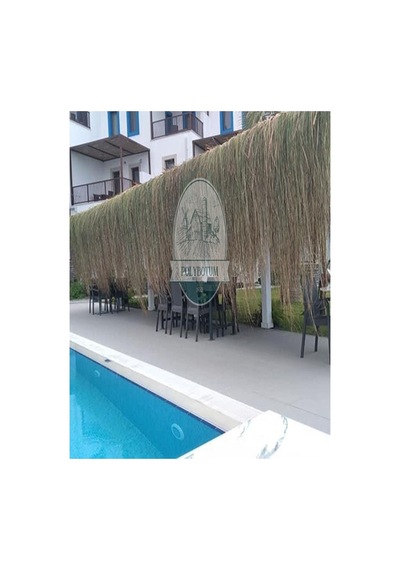 Dekoratif Hasır Otu 200x190 Ev&bahçe Stil Dış Mekan & Bahçe Dekor Açık Bej