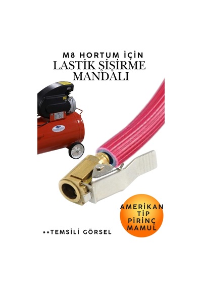M8 Hortum Girişli Sibop Ucu Hava Lastik Şişirme Mandalı: Dayanıklı Pirinç Gövde, Kolay Montaj, Sızdırmaz Basınç Kilidi Ve Profesyonel Oto Lastik Şişirici Adaptör Başlığı M8 Hortum Girişli Sibop Ucu Hava Lastik Şişirme Mandalı: Dayanıklı Pirinç Gövde, Kolay Montaj, Sızdırmaz Basınç Kilidi Ve Profesyonel Oto Lastik Şişirici Adaptör Başlığı