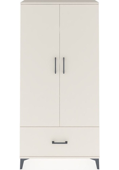Arges Dolap 4 Raflı Tek Çekmeceli 2 Kapaklı 88x30x182 Aytaşı-... Aytaşı