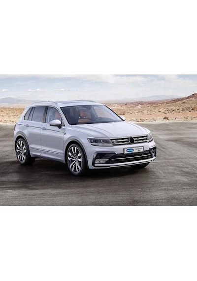 Vw Tiguan Krom Far Üstü Çıta 3 Parça 2016-2020 Arası
