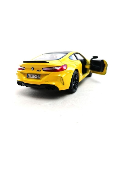 Kinsmart Bmw M8 Competition Coupe 1:38 Sarı Çek Bırak Model Araba