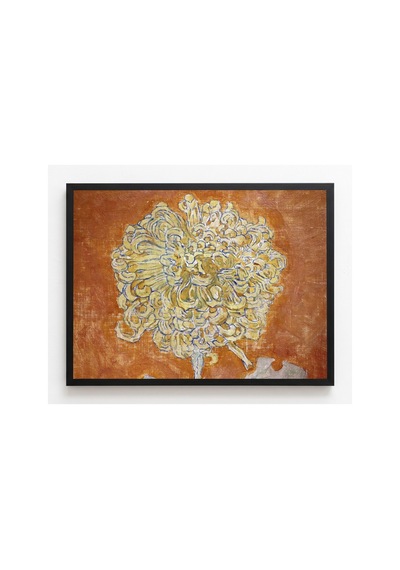 Mondrian Krizantem Çerçevesiz Poster 21x30 Cm A4 Tablo Modern Sanat Duvar Dekoru Mat Fotoğraf Kağıdı