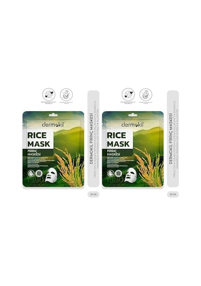 Pirinç Maskesi Lekeli Ciltler İçin 20 Gr 2li Paket