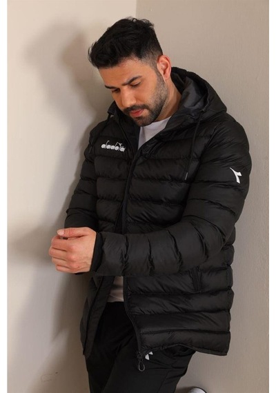 Diadora Asos - Siyah Erkek Şişme Mont - Asossiyah Siyah