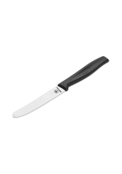 Böker Manufaktur Tırtıklı Sebze/Meyve Bıçak Siyah