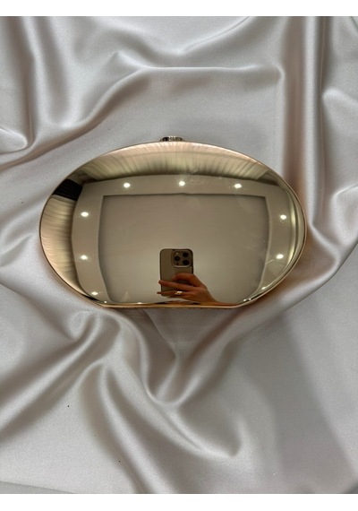 Öznora Drop Model Gold Abiye Çanta Std