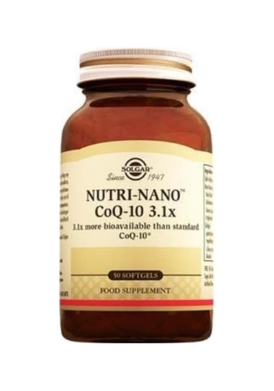 Nutri-nano Coq-10 3.1x, 50 Tablet, Takviye Edici Gıda