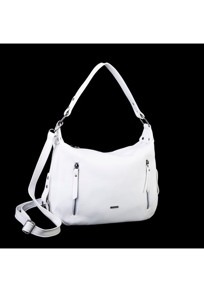 Nas Bag Çok Gözlü Kadın Omuz Ve Çapraz Çanta 33x25 Cm Beyaz Victoria