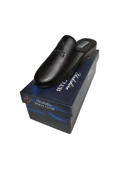 Yorkshire Polo Club Damat Terliği Siyah