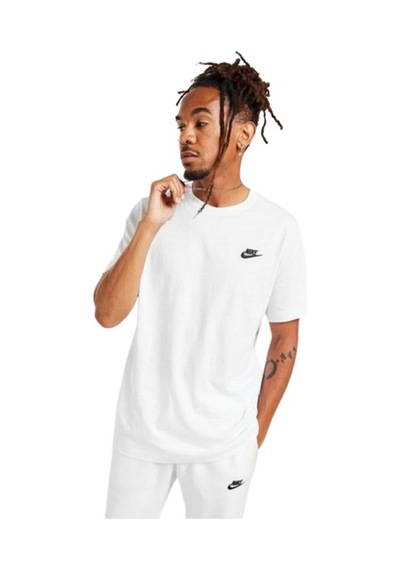 Nike Sportswear Club Erkek Beyaz Tişört Ar4997-101 Beyaz