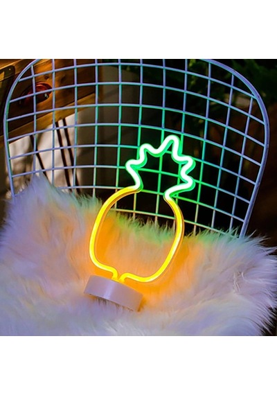 Ananas Neon Led Lamba Yeşil