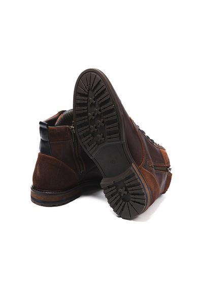 Bot Erkek 1041 021 Wk-john May Orkut Suede Cognac Kahve