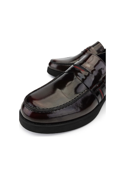 Tamer Tanca Erkek Hakiki Deri Bordo Loafer Ayakkabı 987 122k Erk Ayk Y24 Bordo Acma Bordo