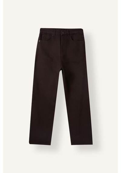 Defacto Baggy Fıt Normal Bel Geniş Paça Jean Pantolon I6144ax26aubn192 Kahve-bn192