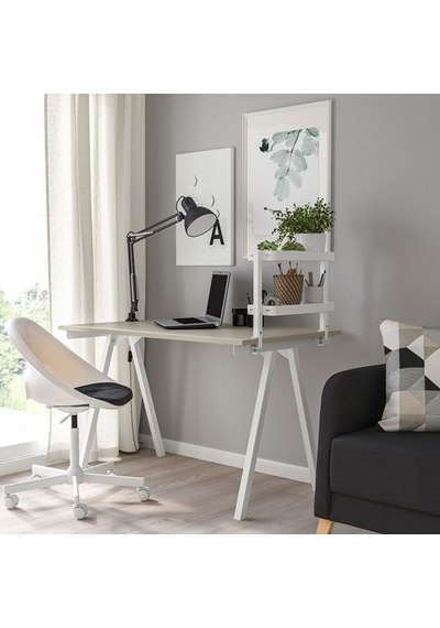 Ikea Vattenkar Masaüstü Düzenleyici, Beyaz, 49x15 Cm